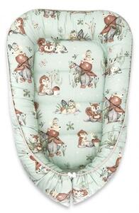 Baby Shop babafészek 70x93 cm - Let&#039;s Go! menta