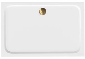 Zuhanytálca Rea Belmond White 80x100 Brush Gold