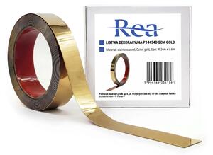 Öntapadós dekorációs szegélyléc Rea P14454D 2cm Gold