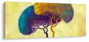 Kép - Fák a hegyen (120x50 cm)