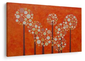 Kép - Narancssárga erdő (90x60 cm)