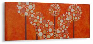Kép - Narancssárga erdő (120x50 cm)