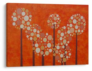 Kép - Narancssárga erdő (70x50 cm)