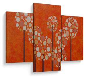 Kép - Narancssárga erdő (90x60 cm)