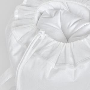 Fehér pamut babatakaró Kave Home Gianela 70 x 140 cm