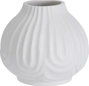 Andaluse porcelánváza, fehér, 12 x 11 cm