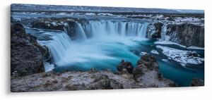 Kép - Kilátás a vízesésre (120x50 cm)