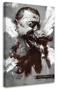 Gario Vászonkép Chester Bennington Linkin Park - Nikita Abakumov Méret: 40 x 60 cm