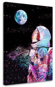 Gario Vászonkép űrhajós és a bolygó látványa - Gab Fernando Méret: 40 x 60 cm