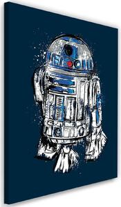 Kép Star Wars, android R2D2 - Dr.Monekers Méretek: 40 x 60 cm, Kivitelezés: Vászonkép
