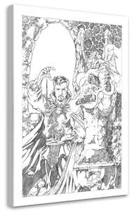 Gario Vászonkép Doctor Strange rajz - Saqman Méret: 40 x 60 cm