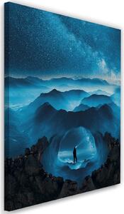 Gario Vászonkép Kék csúcsok - Rokibul Hasan Méret: 40 x 60 cm