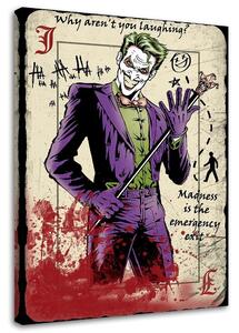 Gario Vászonkép Joker figura - DDJVigo Méret: 40 x 60 cm