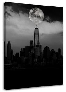 Gario Vászonkép 1 World Trade Center fekete-fehér - Dmitry Belov Méret: 40 x 60 cm