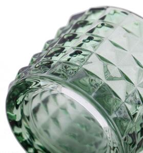 MALAGA zöld üveg gyertyatartó - többféle méretben Méret: S