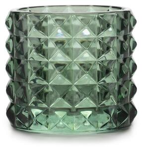 MALAGA zöld üveg gyertyatartó - többféle méretben Méret: S