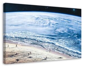 Gario Vászonkép Space beach - Alex Griffith Méret: 60 x 40 cm