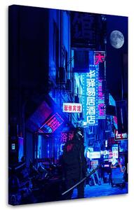 Gario Vászonkép Neon város - Diego Garcia Vega Méret: 40 x 60 cm