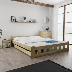 Naomi magasított ágy 180x200 cm, fenyőfa Ágyrács: Ágyrács nélkül, Matrac: Matrac nélkül