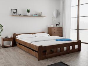 Naomi magasított ágy 160x200 cm, tölgyfa Ágyrács: Ágyrács nélkül, Matrac: Coco Maxi 23 cm matrac
