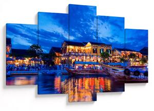 Egy kép Hoi An éjszakai városáról, Vietnam (150x105 cm)
