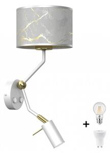 Milagro Senso fehér fali lámpa (MLP7302) + ajándék LED izzók