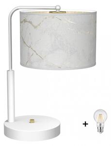 Milagro Senso fehér asztali lámpa (MLP7310) 1 x E27 + ajándék LED izzó