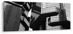 Üvegépületek képe (120x50 cm)