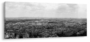 Kép - Házak háztetői Párizsban (120x50 cm)