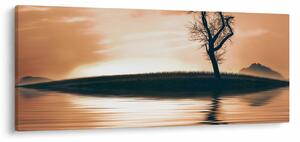 Egy fa képe egy szigeten (120x50 cm)