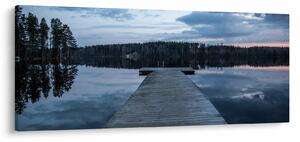 Kép - Móló a tón (120x50 cm)