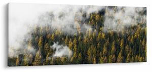 Egy erdő képe a felhők között (120x50 cm)