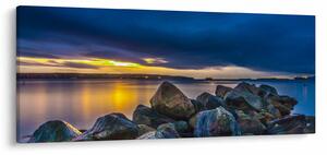 Kép - Felhők a víz felett (120x50 cm)