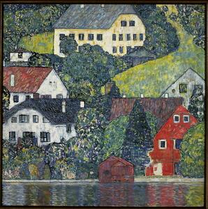 Klimt, Gustav - Reprodukció Houses at Unterach on the Attersee, (40 x 40 cm)