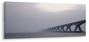 Egy híd képe a ködben (120x50 cm)