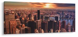 Kép - kilátás a metropoliszra (120x50 cm)