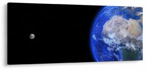 A Hold és a Föld képe (120x50 cm)