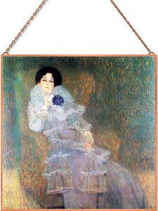 Gustav Klimt - Marie Henneberg üvegkép, falikép