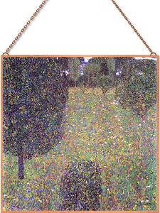 Gustav Klimt - Meadow in Flower üvegkép, falikép