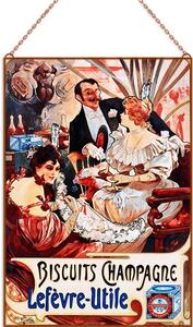 Alphonse Mucha - Biscuits üvegkép, falikép