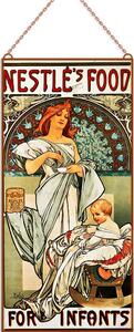 Alphonse Mucha - Nestles Food üvegkép, falikép