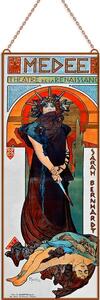 Alphonse Mucha - Medee üvegkép, falikép