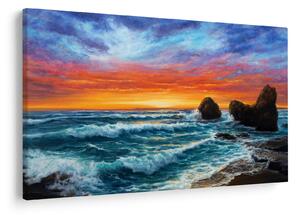Kép - naplemente (90x60 cm)