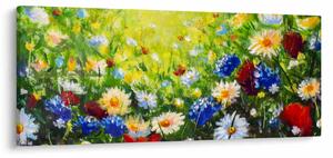 Vadvirágok képe (120x50 cm)