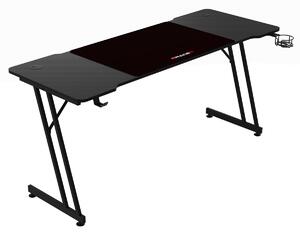 Herní stůl 160x60cm, melamin, carbon, LT-H1106 BK