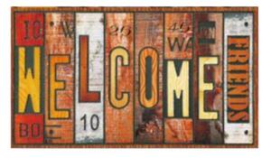 Lábtörlő welcome felirattal (40x60 cm-es)