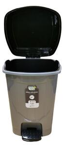 Poly Time Pedálos szemetes 12 L 26x30x35 cmszürke