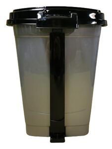 Poly Time Pedálos szemetes 12 L 26x30x35 cmszürke
