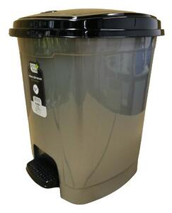 Poly Time Pedálos szemetes 12 L 26x30x35 cmszürke