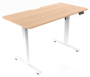 Ergonomický stůl s plynulou regulací výšky 120x60cm, melamin, dub, LT-H2210 OAK